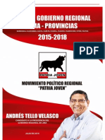 Plan de Gobierno Regional Patria Joven 2015-2018