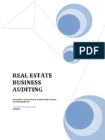 Auditing of Real Estate Business