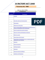 Indian Factory Act 1948 (The Factories Act 1948)