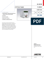 Sorensen XT Datasheet