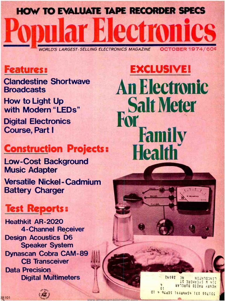 Pe - 1974-10 PDF, PDF, Loudspeaker