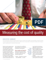 Measuring The Cost of Quality