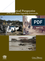 Analytical Perspective of Pro-Poor Slum Upgrading Frameworks