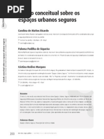 Estudo Conceitual Sobre Os Espaços Urbanos Seguros