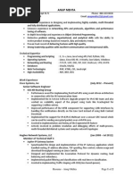 Resume - Anup Mehta