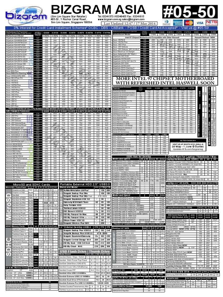 Bizgram Brochure | PDF | Microsoft Windows | Windows 7