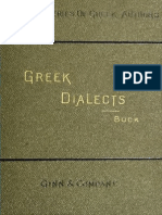 The Greek Dialects