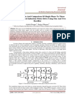 Matlab Simulation and Comparison of Single Phase To Three Phase Converter Fed Induction Motor Drive Using One and Two Rectifier