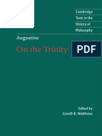Augustine on Trinity