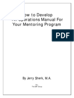 Mentoring Prog Operations Manual