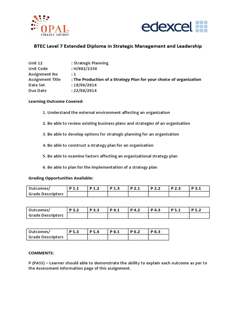 Unit 12 strategic planning assignment 07 image