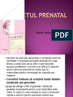 Carnetul Prenatal