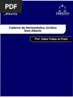 Caderno de Hermenêutica Jurídica _Cleber