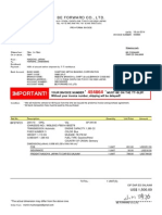 Proforma Invoice and Purchase Agreement No.454864