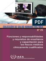 Funciones de Físicos Médicos Clínicamente Capacitados