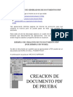 Instalacion de Generador de Documentos PDF