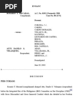 Mecaral vs. Velasquez