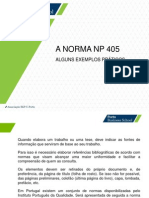 Tutorial Norma Portuguesa NP405 Novo