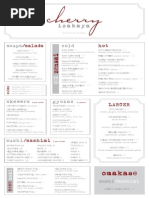 Cherry Izakaya Dinner July2014