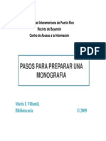 Pasos de La Monografia