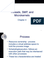 Threads, SMP, and Microkernels