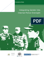 Integrating Gender Into Internal Police Oversight