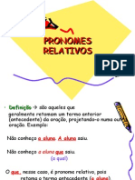 Pronomes Relativos