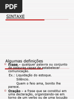SINTAXE