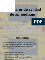 Estándares de Calidad de Aprendizaje