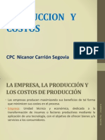 Produccion y Costos