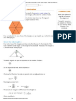 Derivation of The Formula For The Area of A Regular Polygon - Math Open Reference