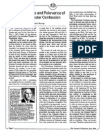 1988 Issue 6 - The Importance and Relevance of The Westminster Confession - Counsel of Chalcedon