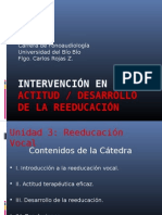 7.-Reeducación Vocal I