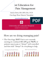 presentation of pain patient education tool