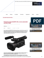 Panasonic Lança AG-HPX 250, A Nova Camcorder Da Linha P2HD - Revista Panorama Audiovisual Brasil