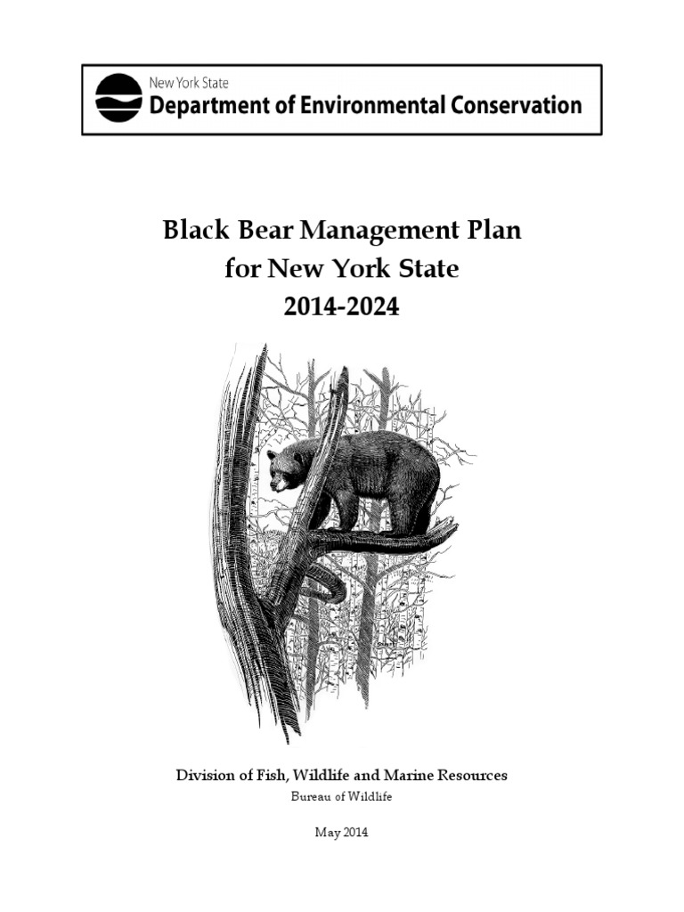 NYSDEC bear hunting plan Hunting Climate Change Free 30day Trial