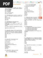 Exercicios Extras Matematica - Conjuntos e Funcoes