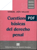 56.- Cuestiones Basicas de Derecho Penal - Jaen Vallejo, Man