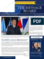 Center For Hemispheric Defense Studies: The Message Board, Special 10th Anniversary Edition