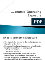 Economic Operating Exposure