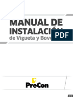 Manual de Instalacion de Vigueta y Bovedilla PDF