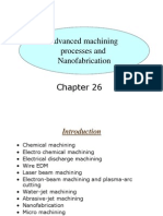 Advanced Machining Processes and Nanofabrication