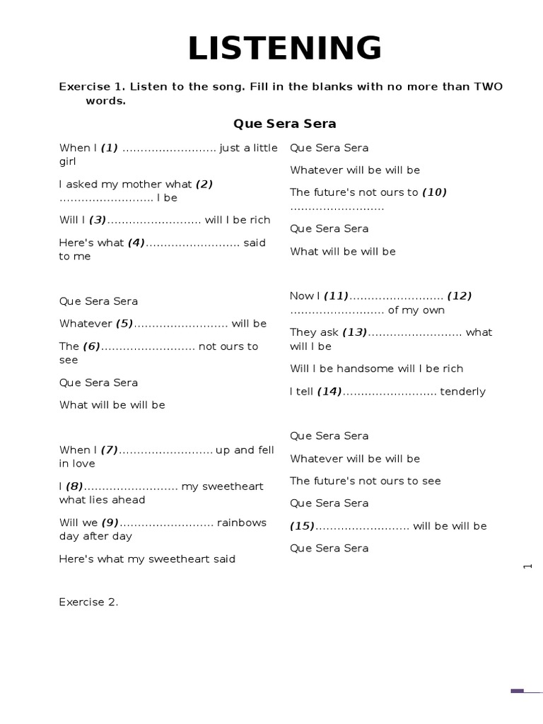 English Listening Practice | PDF