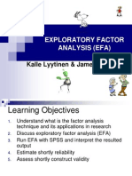 EFA Guide for Analyzing Survey Data