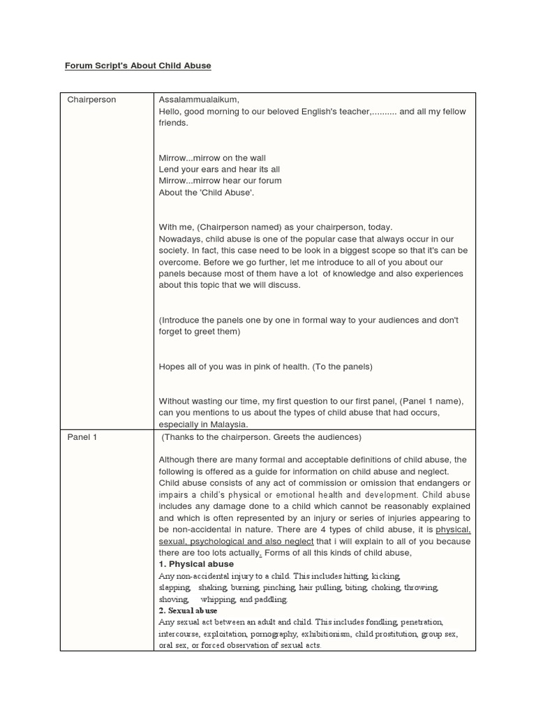 Child Abuse | PDF | Child Abuse | Child Neglect