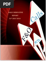 Derivative Report 31 July 2014