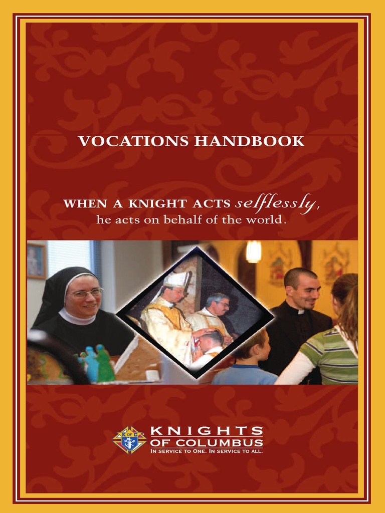 Vocations Handbook for Knights of Columbus | PDF | Nun | Catholic Church