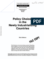 Policy Choices in the Newly Industrializing Countries