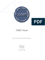 Codec Tutorial