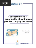 Peter Kiryushin, « Economie verte »